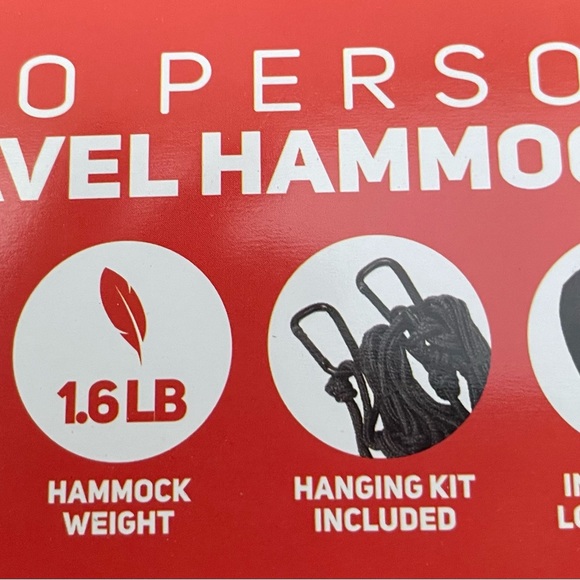 NWT travel hammock for 2 500lb weight limit - Picture 4 of 4